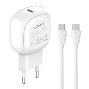 LDNIO φορτιστής τοίχου A1206C με καλώδιο USB-C
