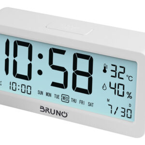 BRUNO ξυπνητήρι BRN-0062 με μέτρηση θερμοκρασίας και υγρασίας