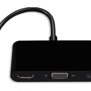 POWERTECH αντάπτορας USB-C σε HDMI & VGA CAB-UC064