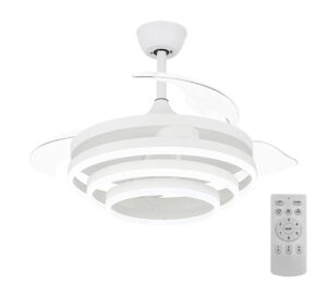 POWERTECH ανεμιστήρας οροφής HLL-0112 με LED φως