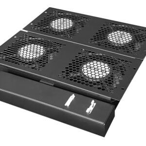 POWERTECH cooling fan με θερμοστάτη για rack NETW-0010