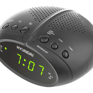 HYUNDAI επιτραπέζιο ρολόι & ραδιόφωνο RAC213G με ξυπνητήρι