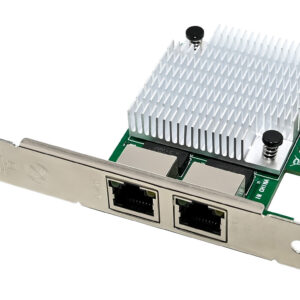 POWERTECH κάρτα επέκτασης PCIe σε 2x RJ45 ST7377