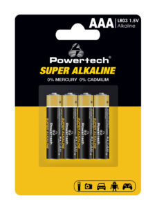 POWERTECH αλκαλικές μπαταρίες Super Alkaline PT-1213