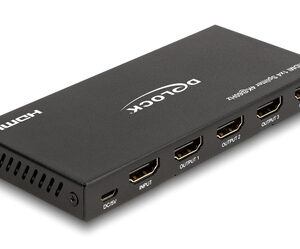DELOCK HDMI splitter 18652 με downscaler πλήκτρο