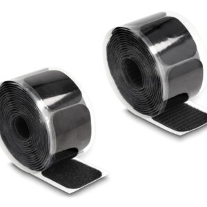 POWERTECH αυτοκόλλητα τύπου Velcro TIES-067 σε ρολό 5m