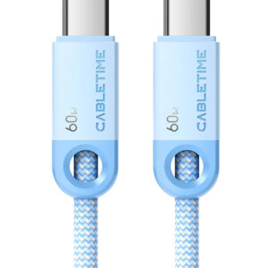 CABLETIME καλώδιο USB-C CT-CM60-PBW