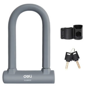 DELI κλειδαριά πέταλο ποδηλάτου με κλειδί DL508102