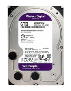 WD σκληρός δίσκος 3.5" Purple Surveillance 6TB
