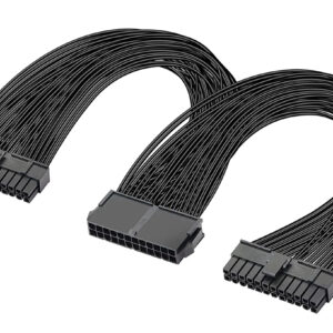 POWERTECH καλώδιο μητρικής 24pin σε 2x 24pin CAB-W052