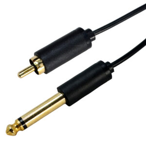 CABLETIME καλώδιο ήχου 6.35mm σε RCA AV323-11RCAG
