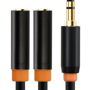 CABLETIME καλώδιο ήχου 3.5mm σε 2x 3.5mm CT-AV309-P12G