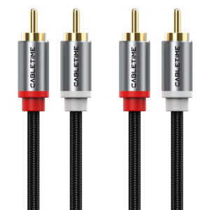 CABLETIME καλώδιο ήχου 2x RCA σε 2x RCA CT-RCA