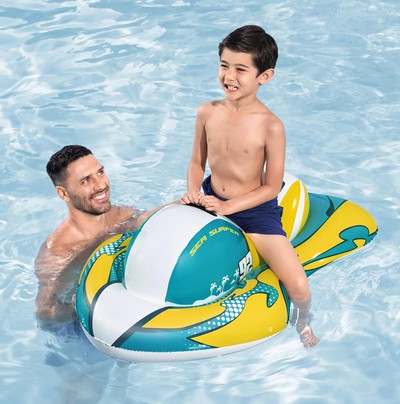 BESTWAY παιδικό φουσκωτό ride on 41540, 117x77cm, Sea Surfer 2 117x77cm