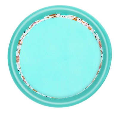 BESTWAY παιδική φουσκωτή πισίνα 51008, 101lt, Φ102x25cm, λευκή/βεραμάν 3 Φ102x25cm