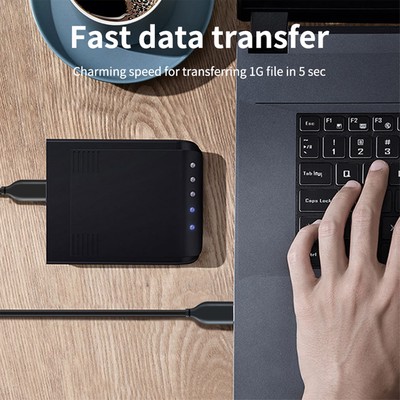 CABLETIME καλώδιο USB CT-C160-U3-AMAMN, 5 Gbps, 1m, μαύρο 2 5 Gbps