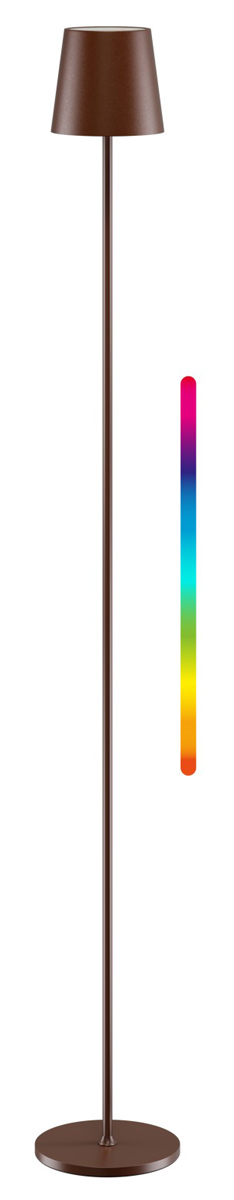 GOOBAY επιτραπέζιο φωτιστικό 76574, RGBW, dimmable, επαναφορτιζόμενο, έως 122.3cm ύψος, χάλκινο 1 GOOBAY επιτραπέζιο φωτιστικό 76574