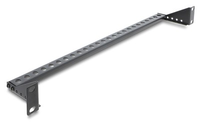 DELOCK cable management panel 91068 για rack 19", 1U, βάθος 40-90mm, μεταλλικό, μαύρο 2 1U