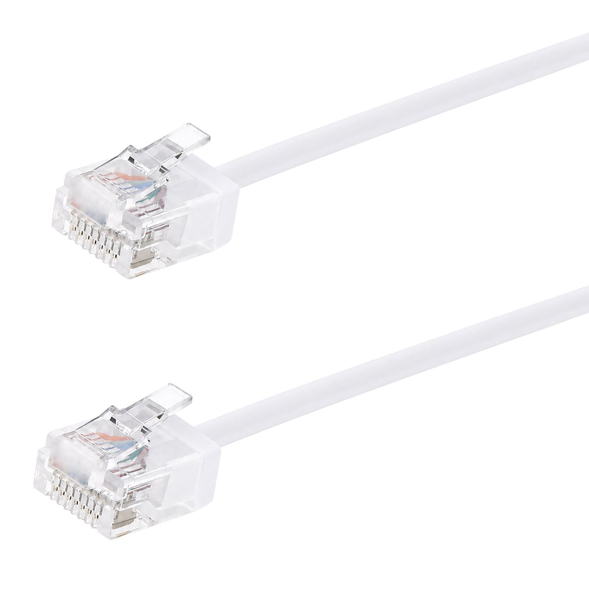 POWERTECH καλώδιο δικτύου CAB-N470, Cat 6A U/UTP, ultra slim, copper, 500MHz, 1m, λευκό 1 POWERTECH καλώδιο δικτύου CAB-N470