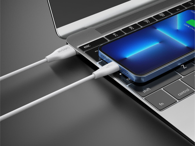 CELEBRAT καλώδιο Lightning σε USB CB-31, 3A, 480Mbps, 1m, λευκό 2 3A