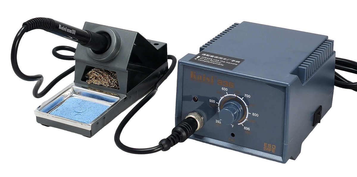 KAISI σταθμός συγκόλλησης 936 με κολλητήρι, 60W, 200~480°C 1 KAISI σταθμός συγκόλλησης 936 με κολλητήρι