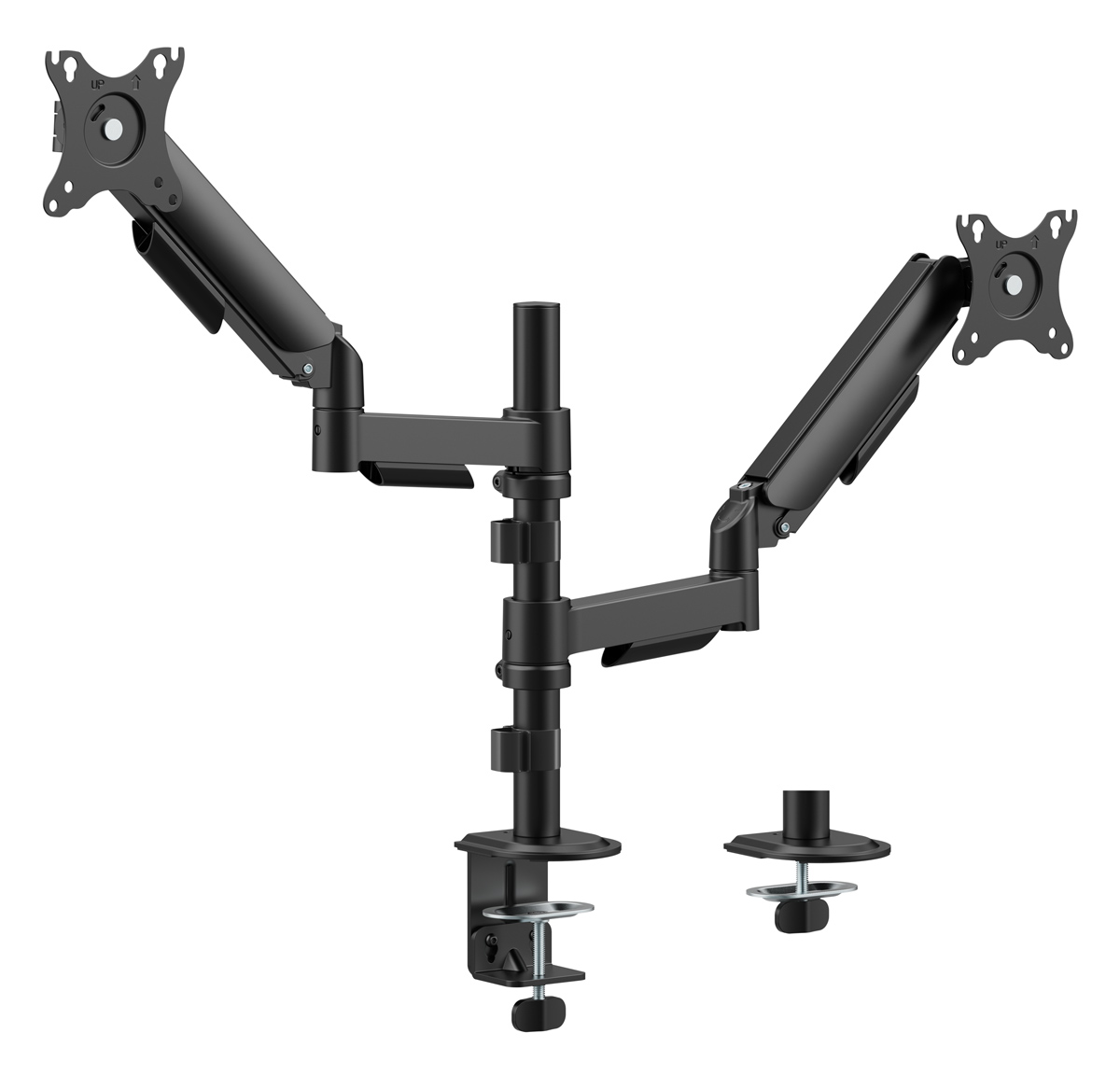 BRATECK βάση γραφείου για 2x οθόνες LDT97-C024PE, 17-32", έως 9kg 1 BRATECK βάση γραφείου για 2x οθόνες LDT97-C024PE
