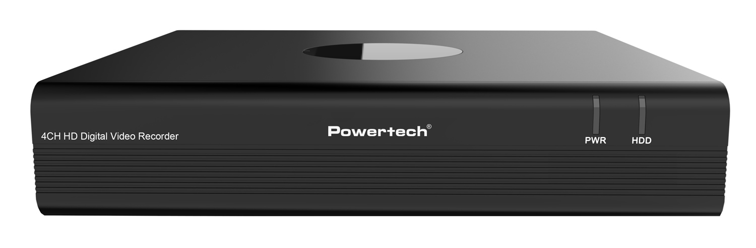 POWERTECH XVR υβριδικό καταγραφικό PT-1595, 5MP, H.264/H.265, 4 κανάλια 1 POWERTECH XVR υβριδικό καταγραφικό PT-1595
