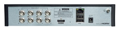POWERTECH XVR υβριδικό καταγραφικό PT-1596, 5MP, H.264/H.265, 8 κανάλια 2 5MP