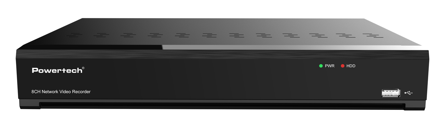 POWERTECH NVR καταγραφικό PT-1598, 8MP, H.264+/H.265+, 8 κανάλια 1 POWERTECH NVR καταγραφικό PT-1598
