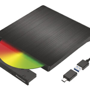 POWERTECH εξωτερικός οδηγός εγγραφής/ανάγνωσης CD/DVD PT-1678