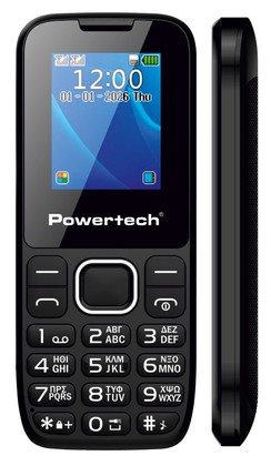 POWERTECH κινητό τηλέφωνο Milly Small III, 1.77", dual SIM, χωρίς κάμερα, μαύρο 2 1.77"