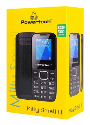 POWERTECH κινητό τηλέφωνο Milly Small III, 1.77", dual SIM, χωρίς κάμερα, μαύρο 3 dual SIM