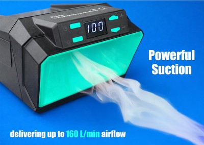 PROSKIT σταθμός απορρόφησης καπνού SS-598F, 24W, 160L/min, με φίλτρο HEPA & άνθρακα 2 24W