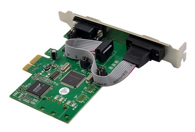 POWERTECH κάρτα επέκτασης PCIe σε 2x serial ST349, 921.6Kbps, SB16C1052PCI 2 921.6Kbps