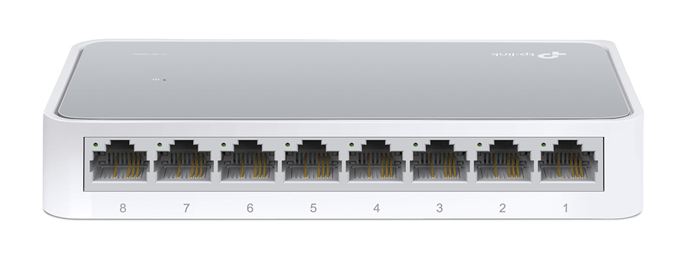 TP-LINK Desktop Switch TL-SF1008D, 8-port 10/100Mbps, V12.40 1 TP-LINK Desktop Switch TL-SF1008D