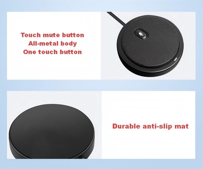 CMTECK επιτραπέζιο μικρόφωνο UM02, omnidirectional, USB, μαύρο 3 USB