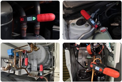 UNI-T ασύρματο θερμόμετρο σωλήνων UT320i, -50°C έως 150°C 2 -50°C έως 150°C